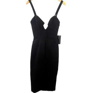 Free People X Again Special Edition Ribbed Bodycon Midi Dress Womens XS New